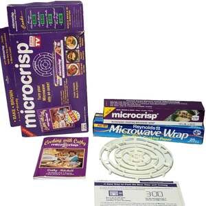 MICROCRISP Microwave Set As Seen On TV Vintage 1993